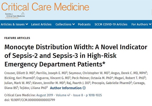 Critical Care Medicine Sepsis Study