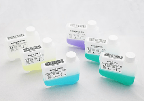 The Beckman Coulter PK 7400 Blood grouping and phenotyping reagents for the determination of blood ABO group and RH type