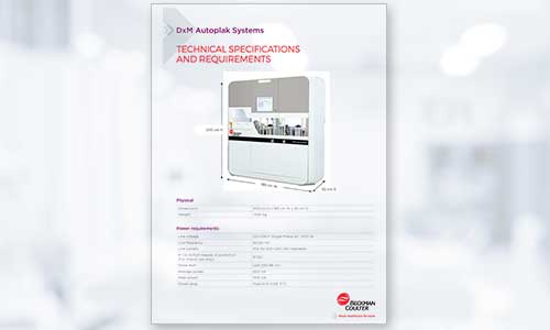 DxM 6100 Autoplak Advanced microbiology automation system data sheet