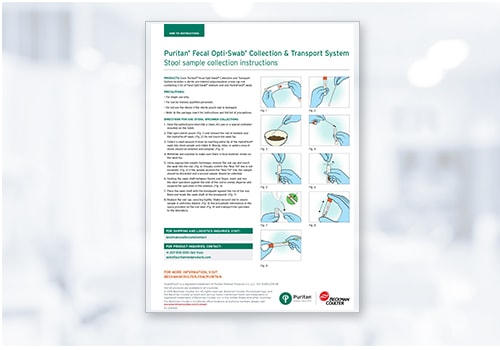 Stool sample collection instructions